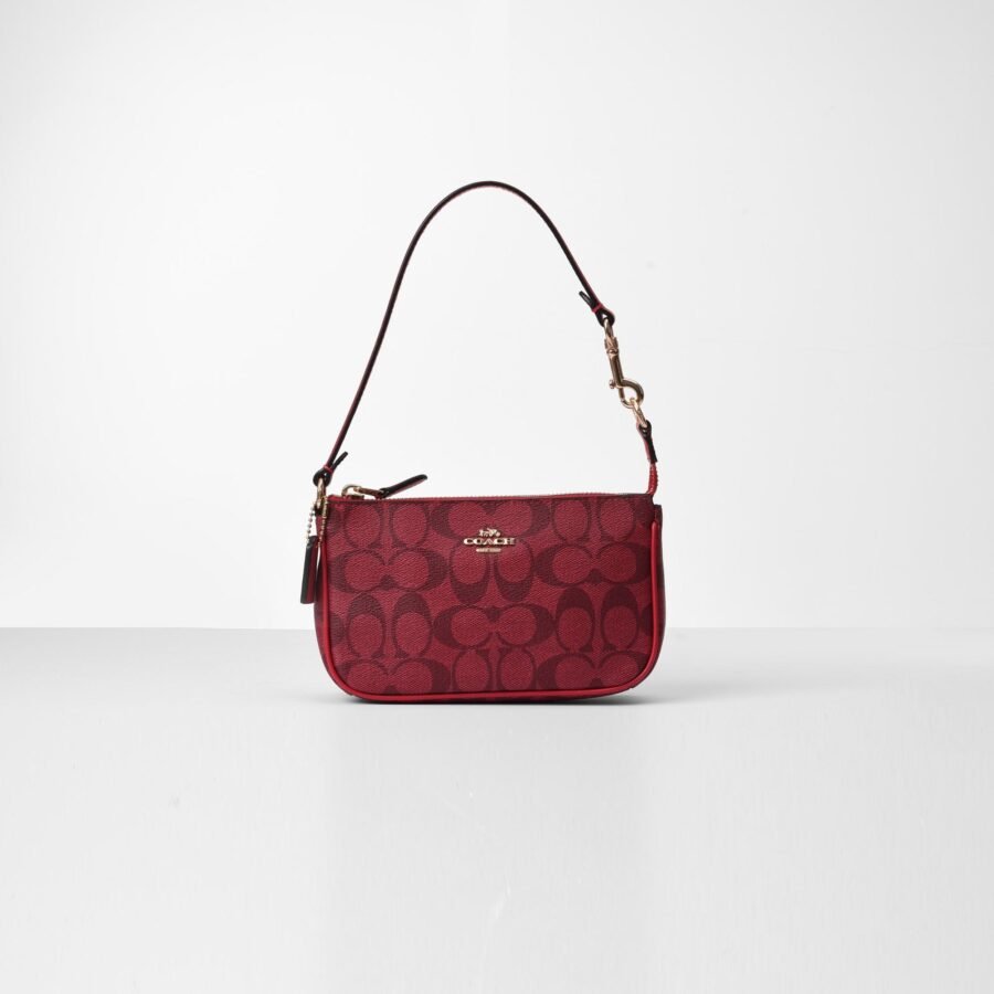 COACH SIGNATURE NOLITA BAG - RED