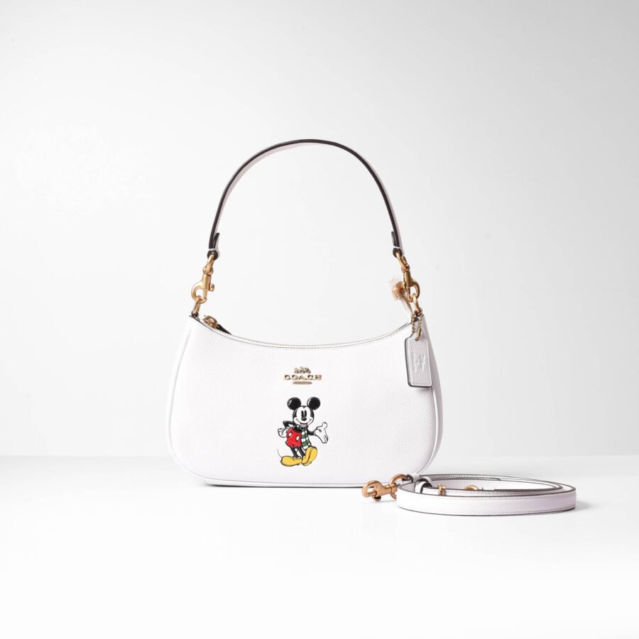 COACH VALUE TERI BAG - WHITE MICKEY