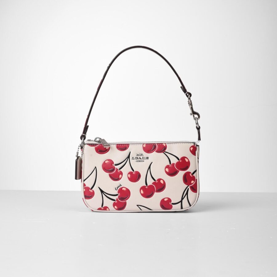 COACH SIGNATURE NOLITA BAG - CHERRY